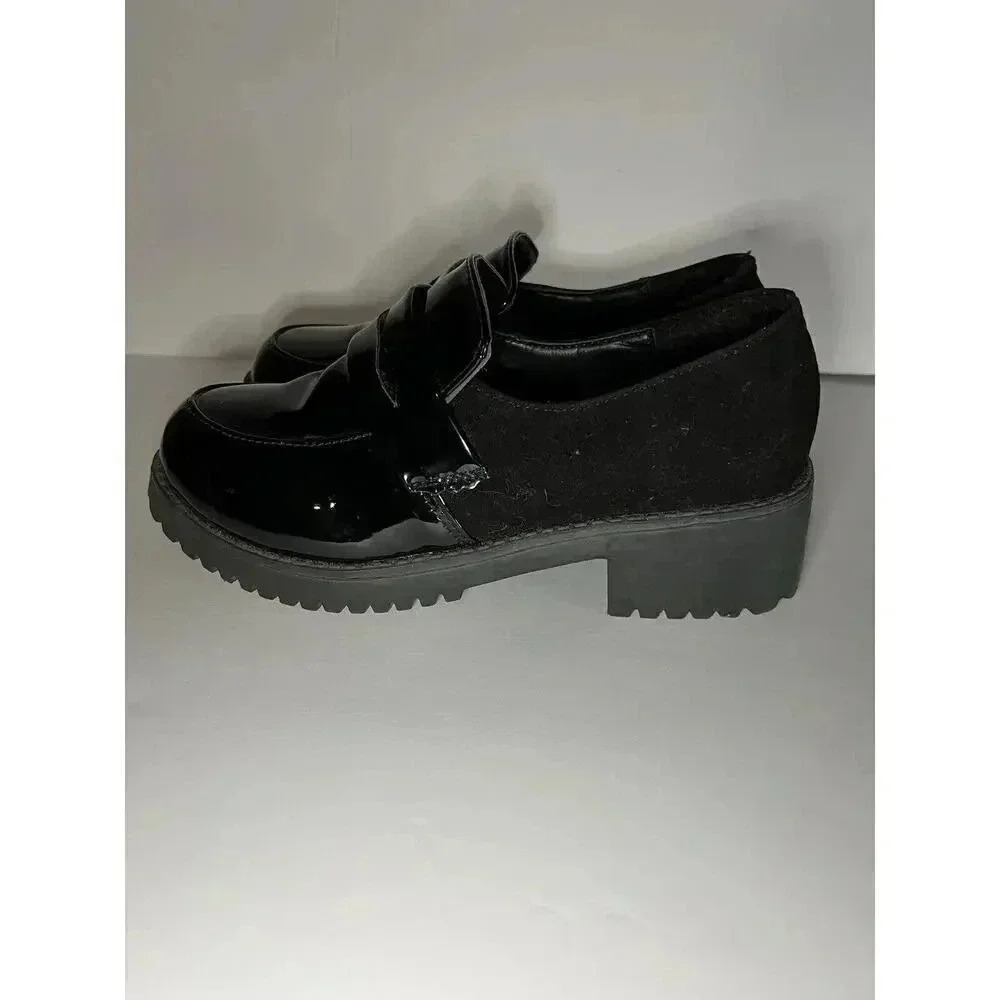 Japanese School Uniform Chunky Heel Student Shoes Maid Lolita Cosplay Preppy Hot - Picture 6 of 6